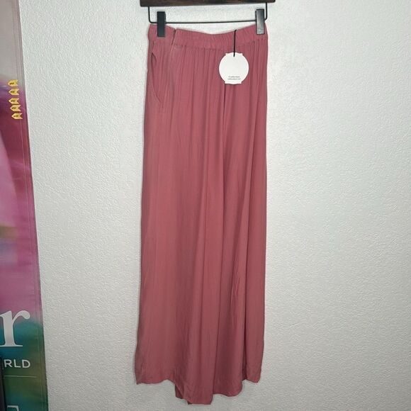 NWT SWF PINK WIDE LEG PLEAT Medium - Picture 6 of 14